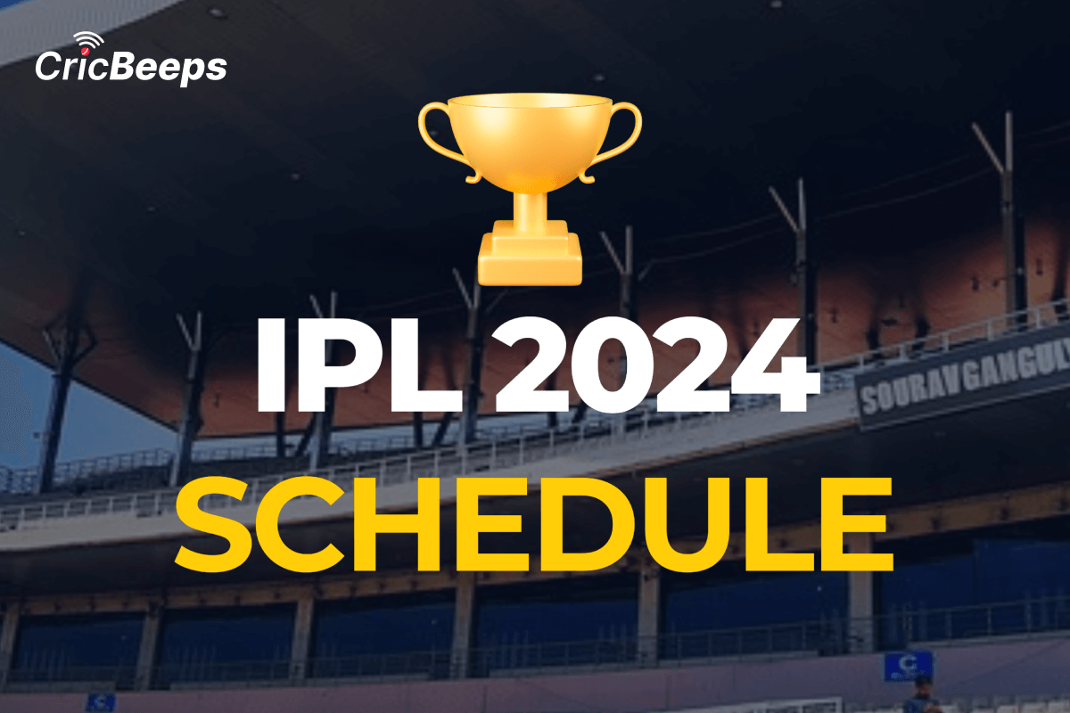 IPL 2024 Schedule Live Streaming, Teams and Venue Information CricBeeps